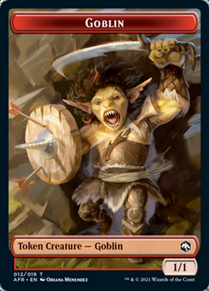 Dungeon of the Mad Mage // Goblin Double-Sided Token [Dungeons & Dragons: Adventures in the Forgotten Realms Tokens] | Cracking-Singles