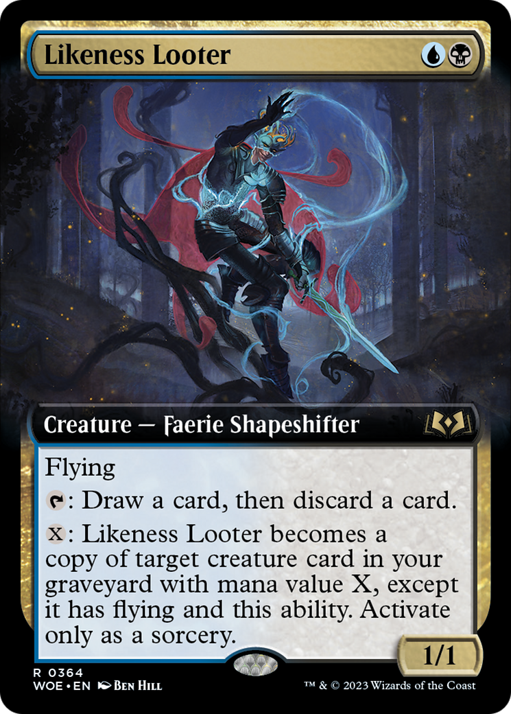 Likeness Looter (Extended Art) [Wilds of Eldraine] | Cracking-Singles