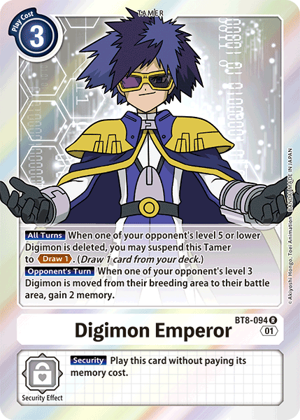 Digimon Emperor [BT8-094] [New Awakening] | Cracking-Singles