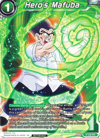 Hero's Mafuba (Power Booster: World Martial Arts Tournament) (P-155) [Promotion Cards] | Cracking-Singles