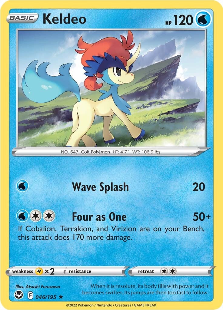 Keldeo (046/195) [Sword & Shield: Silver Tempest] | Cracking-Singles