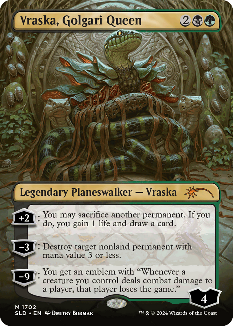 Vraska, Golgari Queen (1702) [Secret Lair Drop Series] | Cracking-Singles