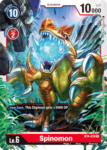 Spinomon [BT4-018] [Great Legend] | Cracking-Singles