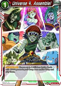 Universe 4, Assemble! (Divine Multiverse Draft Tournament) (DB2-031) [Tournament Promotion Cards] | Cracking-Singles