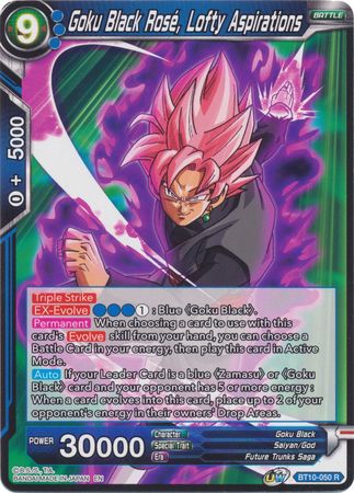 Goku Black Rose, Lofty Aspirations (BT10-050) [Rise of the Unison Warrior 2nd Edition] | Cracking-Singles