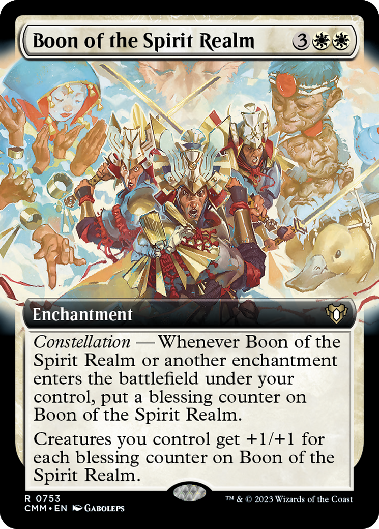 Boon of the Spirit Realm (Extended Art) [Commander Masters] | Cracking-Singles