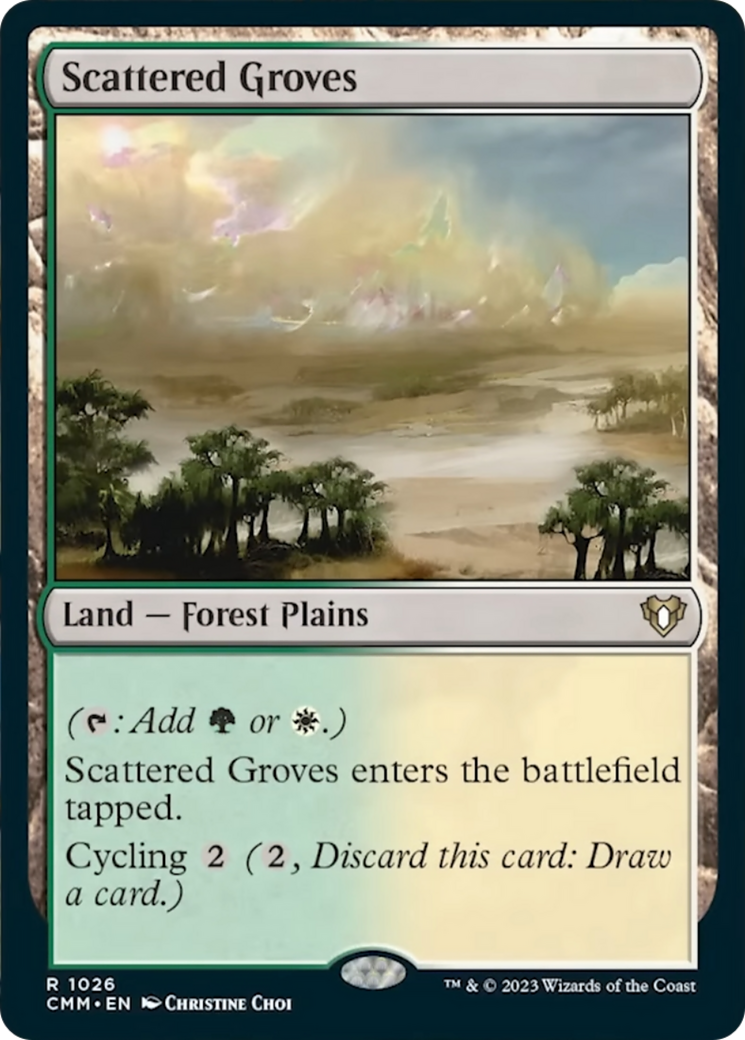 Scattered Groves [Commander Masters] | Cracking-Singles