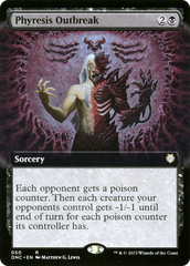 Phyresis Outbreak (Extended Art) [Phyrexia: All Will Be One Commander] | Cracking-Singles