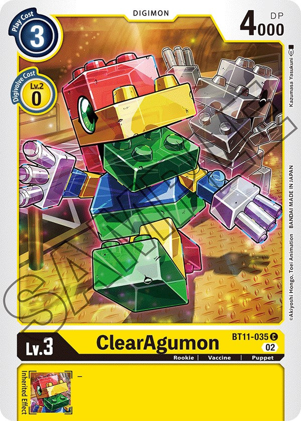 ClearAgumon [BT11-035] [Dimensional Phase] | Cracking-Singles