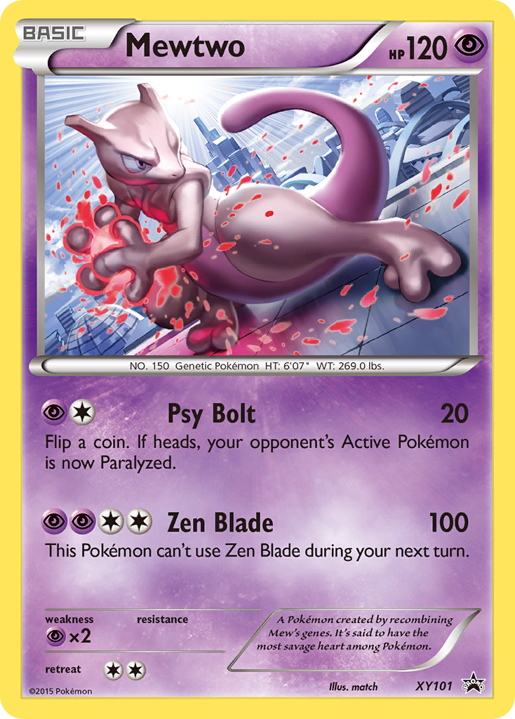 Mewtwo (XY101) [XY: Black Star Promos] | Cracking-Singles