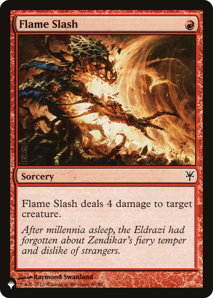 Flame Slash [The List] | Cracking-Singles