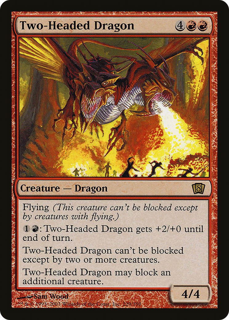 Two-Headed Dragon (E3 2003) [Oversize Cards] | Cracking-Singles