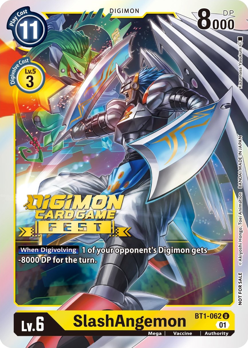 SlashAngemon [BT1-062] (Digimon Card Game Fest 2022) [Release Special Booster Promos] | Cracking-Singles