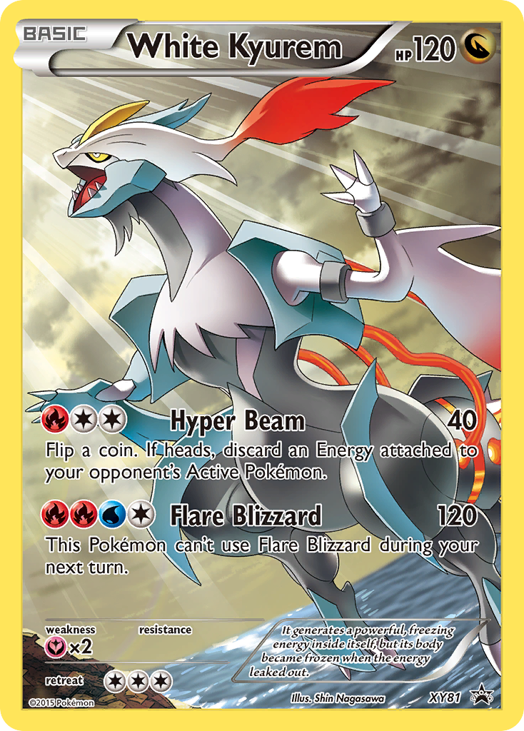 White Kyurem (XY81) (Full Art Promo) [XY: Black Star Promos] | Cracking-Singles