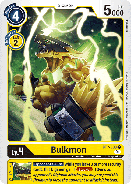 Bulkmon [BT7-033] [Next Adventure] | Cracking-Singles