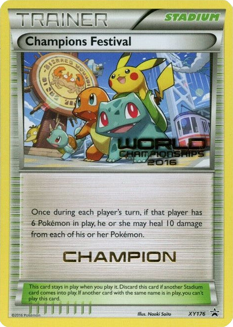 Champions Festival (XY176) (2016 Champion) [XY: Black Star Promos] | Cracking-Singles