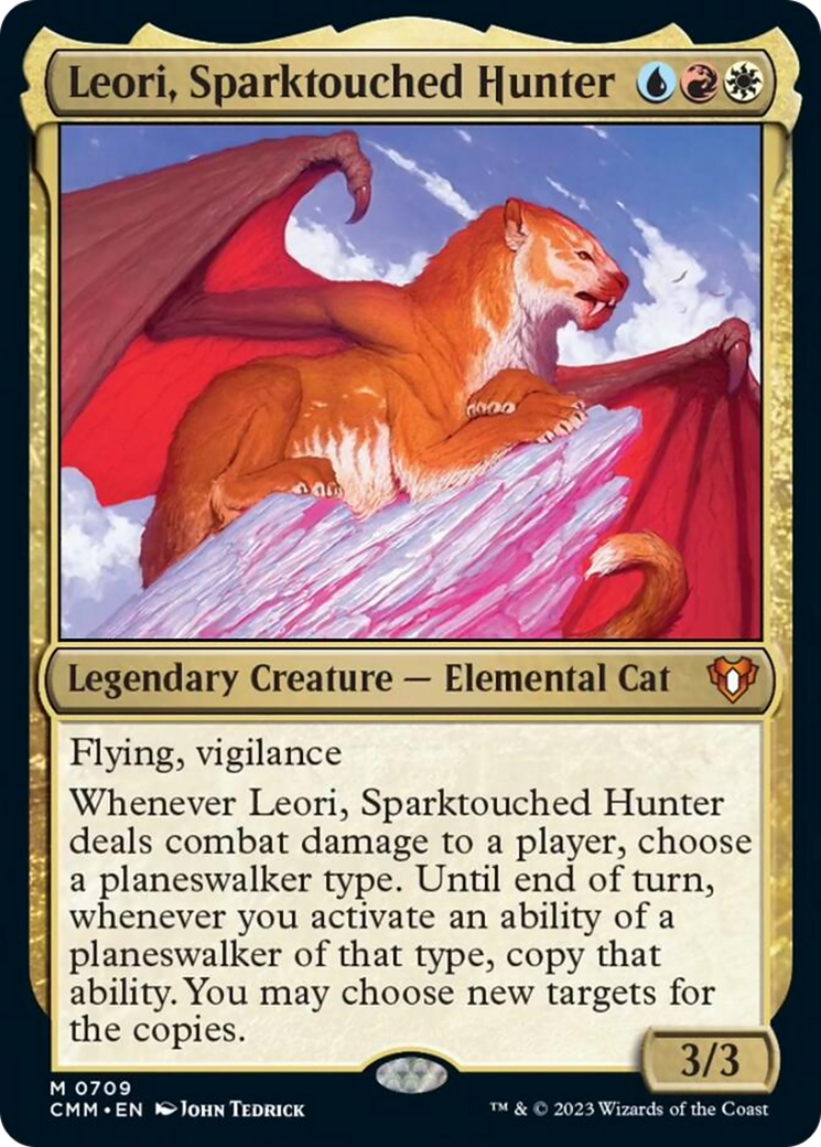 Leori, Sparktouched Hunter [Commander Masters] | Cracking-Singles