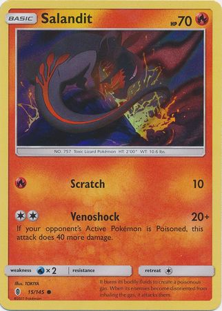 Salandit (15/145) (Collection Promo) [Sun & Moon: Guardians Rising] | Cracking-Singles