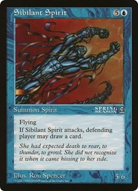 Sibilant Spirit (Oversized) [Oversize Cards] | Cracking-Singles