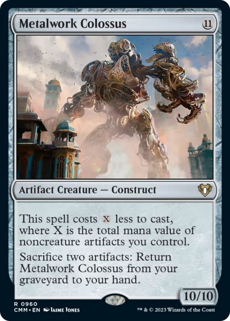 Metalwork Colossus [Commander Masters] | Cracking-Singles