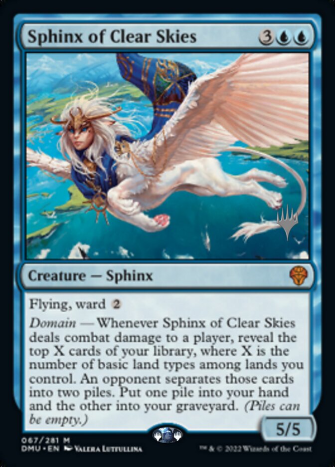 Sphinx of Clear Skies (Promo Pack) [Dominaria United Promos] | Cracking-Singles