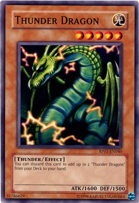 Thunder Dragon [RP01-EN040] Common | Cracking-Singles