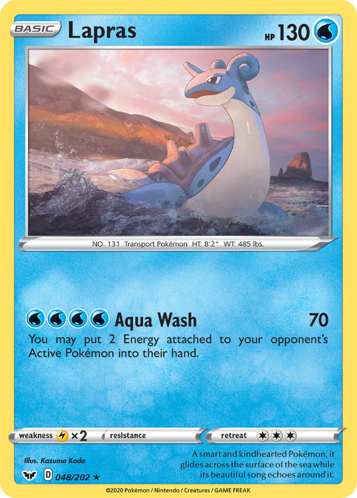 Lapras (048/202) [Sword & Shield: Base Set] | Cracking-Singles