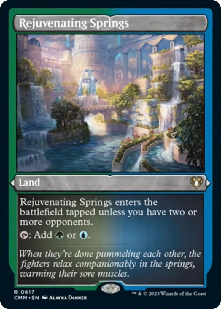 Rejuvenating Springs (Foil Etched) [Commander Masters] | Cracking-Singles