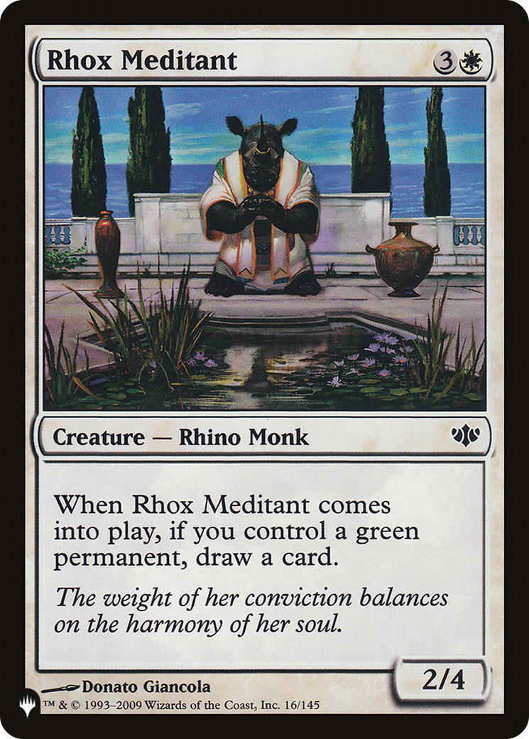 Rhox Meditant [The List Reprints] | Cracking-Singles