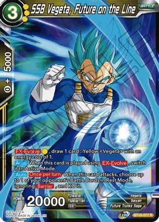 SSB Vegeta, Future on the Line (BT16-077) [Realm of the Gods] | Cracking-Singles