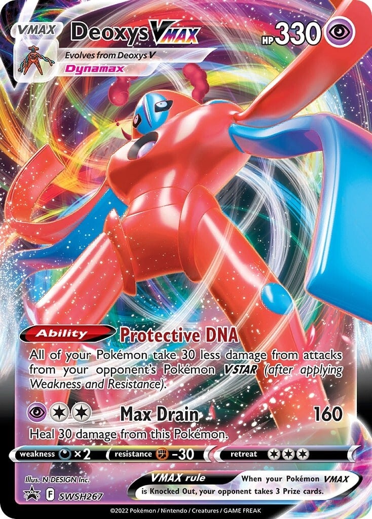 Deoxys VMAX (SWSH267) [Sword & Shield: Black Star Promos] | Cracking-Singles