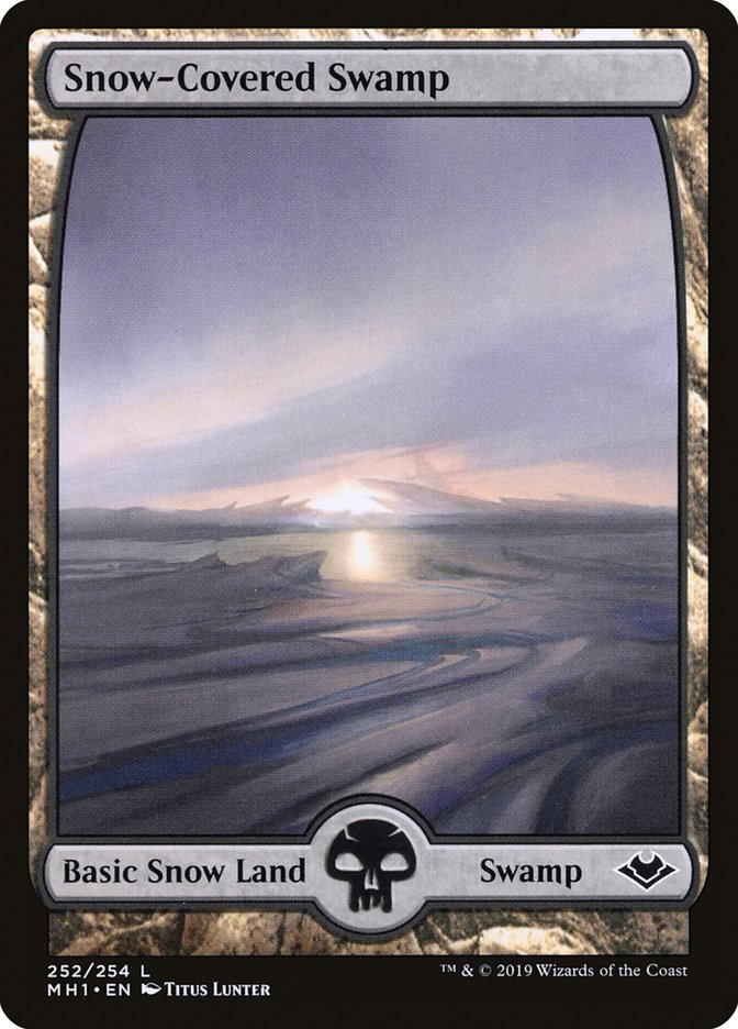 Snow-Covered Swamp [Modern Horizons] | Cracking-Singles