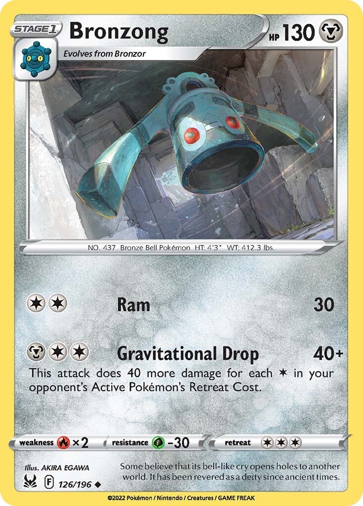 Bronzong (126/196) [Sword & Shield: Lost Origin] | Cracking-Singles