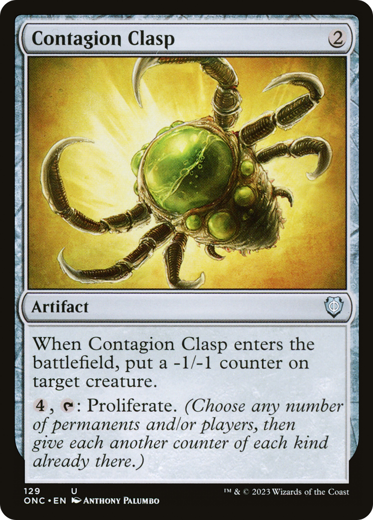 Contagion Clasp [Phyrexia: All Will Be One Commander] | Cracking-Singles