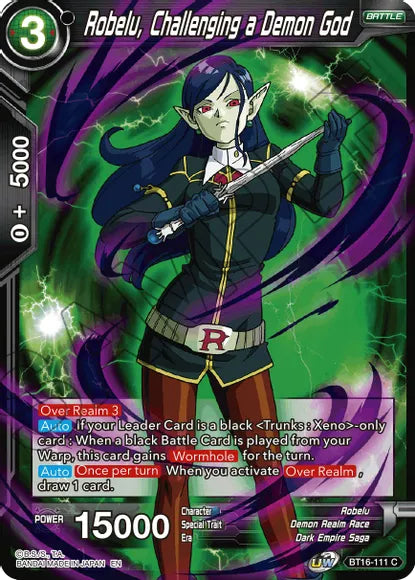 Robelu, Challenging a Demon God (BT16-111) [Realm of the Gods] | Cracking-Singles