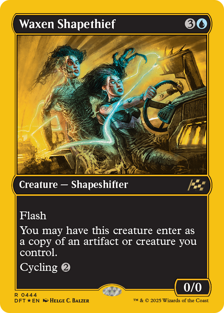 Waxen Shapethief (First-Place Foil) [Aetherdrift] | Cracking-Singles