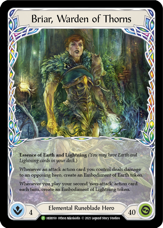 Briar, Warden of Thorns [HER050] (Promo)  Rainbow Foil | Cracking-Singles