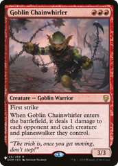 Goblin Chainwhirler [The List Reprints] | Cracking-Singles