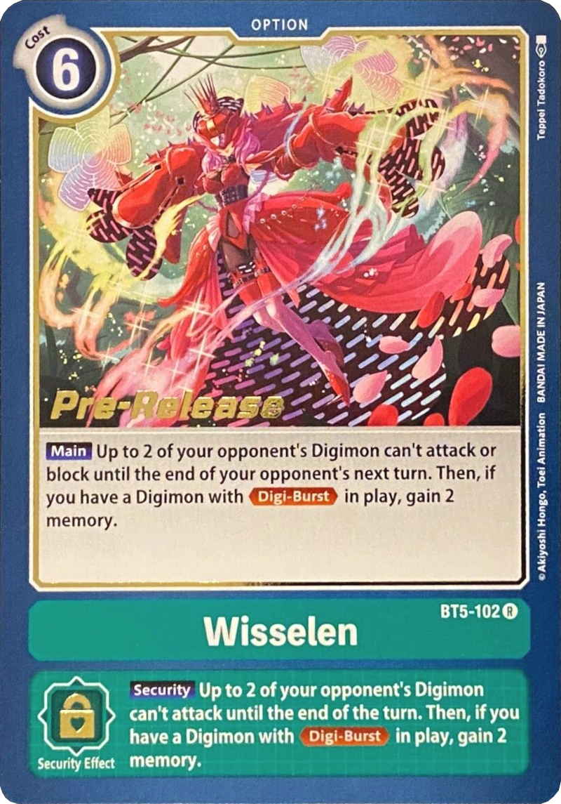 Wisselen [BT5-102] [Battle of Omni Pre-Release Promos] | Cracking-Singles