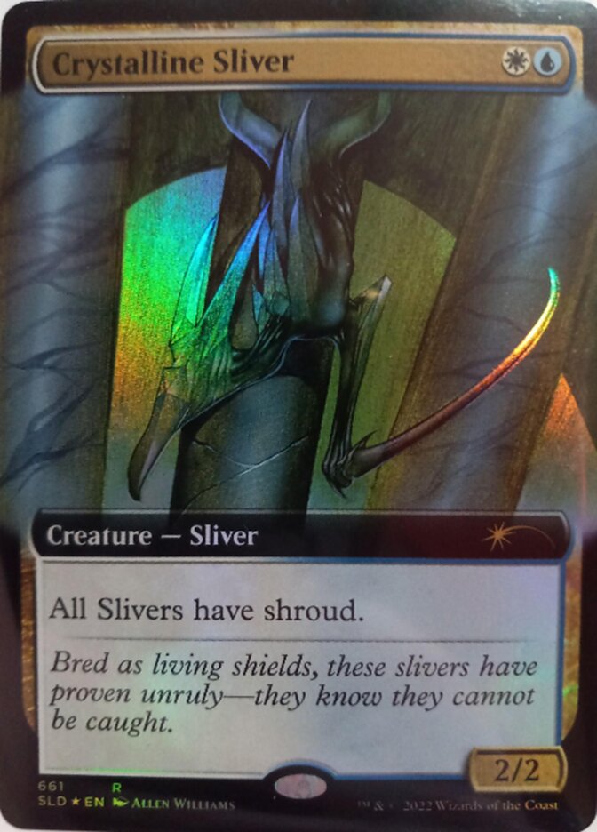 Crystalline Sliver (Extended Art) [Secret Lair Drop Promos] | Cracking-Singles