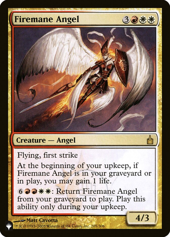 Firemane Angel [The List] | Cracking-Singles