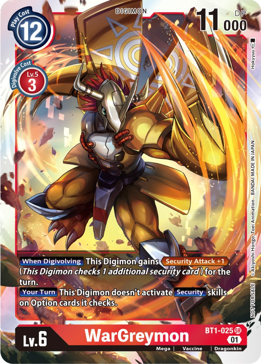 WarGreymon [BT1-025] (ST-11 Special Entry Pack) [Release Special Booster Promos] | Cracking-Singles