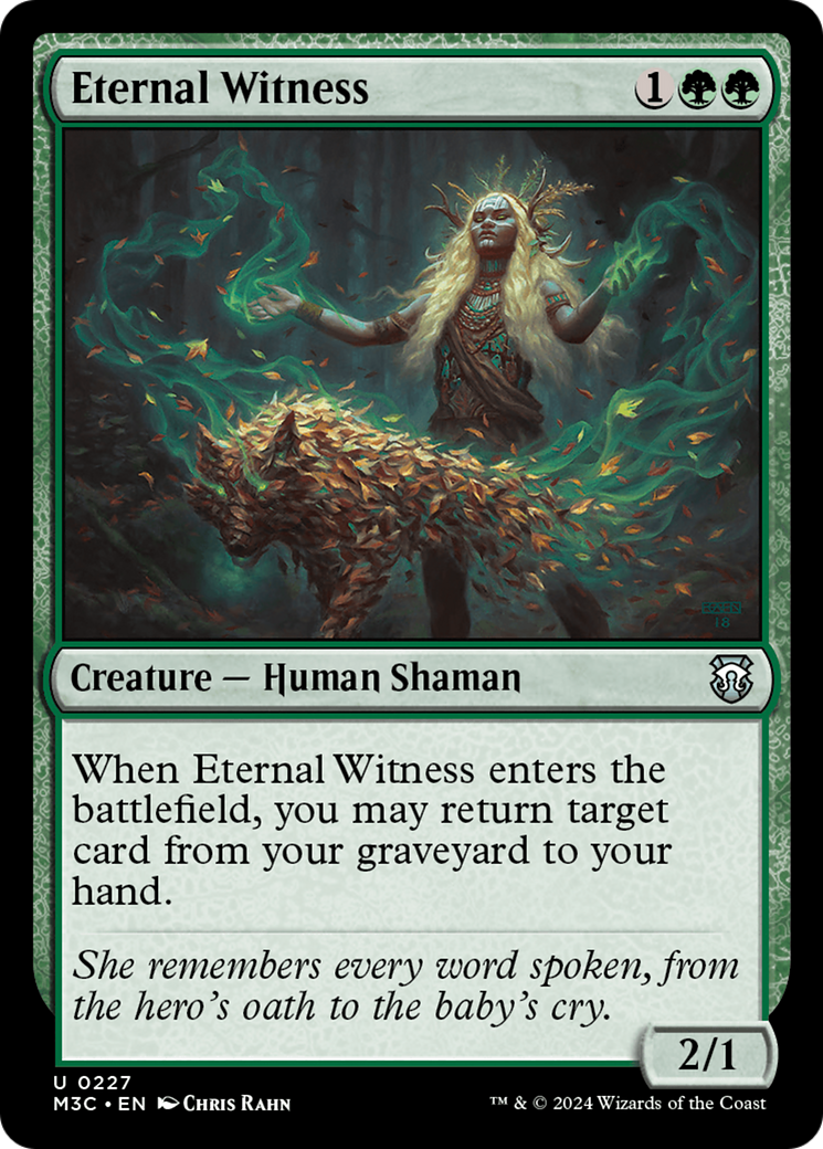 Eternal Witness [Modern Horizons 3 Commander] | Cracking-Singles