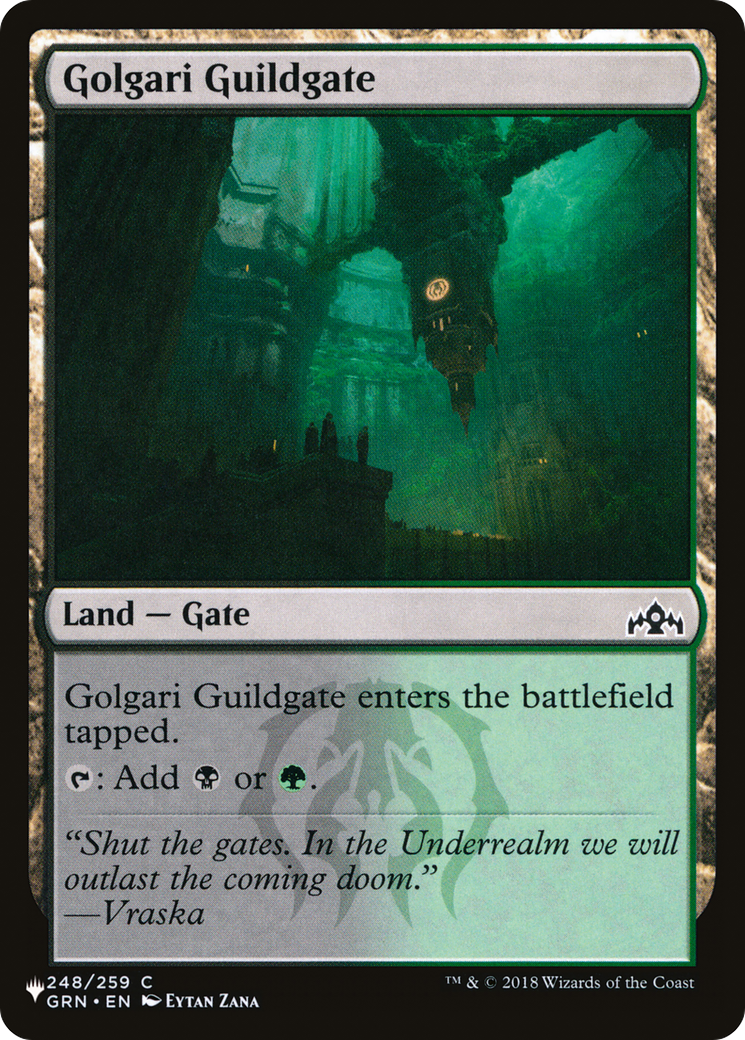 Golgari Guildgate [The List] | Cracking-Singles