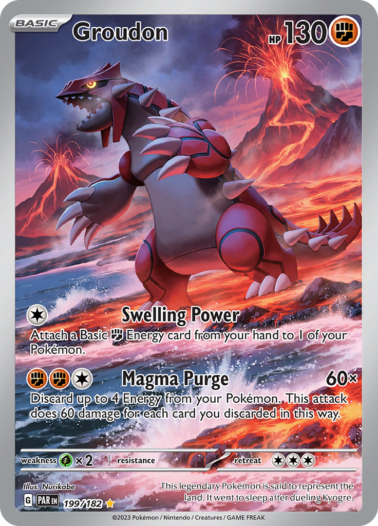 Groudon (199/182) [Scarlet & Violet: Paradox Rift] | Cracking-Singles