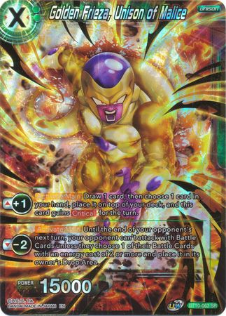 Golden Frieza, Unison of Malice (BT10-063) [Rise of the Unison Warrior 2nd Edition] | Cracking-Singles