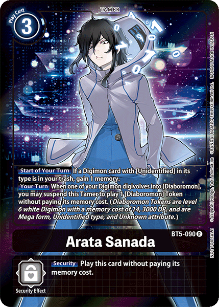 Arata Sanada [BT5-090] (Buy-A-Box Promo) [Battle of Omni Promos] | Cracking-Singles