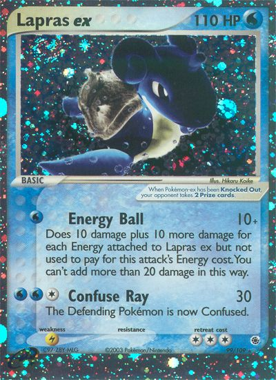 Lapras ex (99/109) [EX: Ruby & Sapphire] | Cracking-Singles