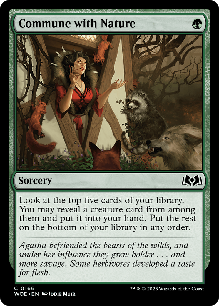 Commune with Nature [Wilds of Eldraine] | Cracking-Singles