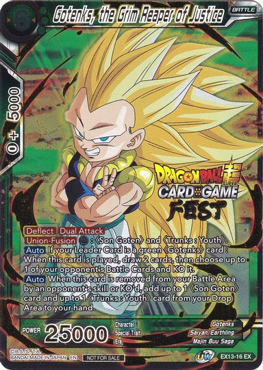 Gotenks, the Grim Reaper of Justice (Card Game Fest 2022) (EX13-16) [Tournament Promotion Cards] | Cracking-Singles